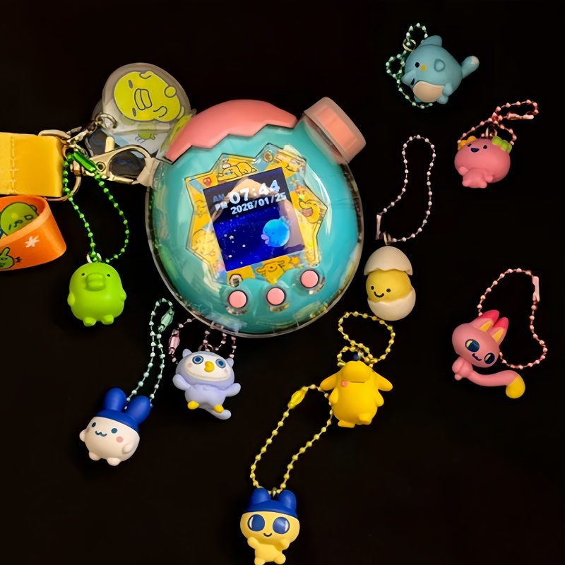 Bandai Model Tamagotchi - バンダイたまごっちチョコボックス電子ペットキャラクター型ペンダントキーホルダーバッグチャーム吊り下げ飾り大人のコレクション用