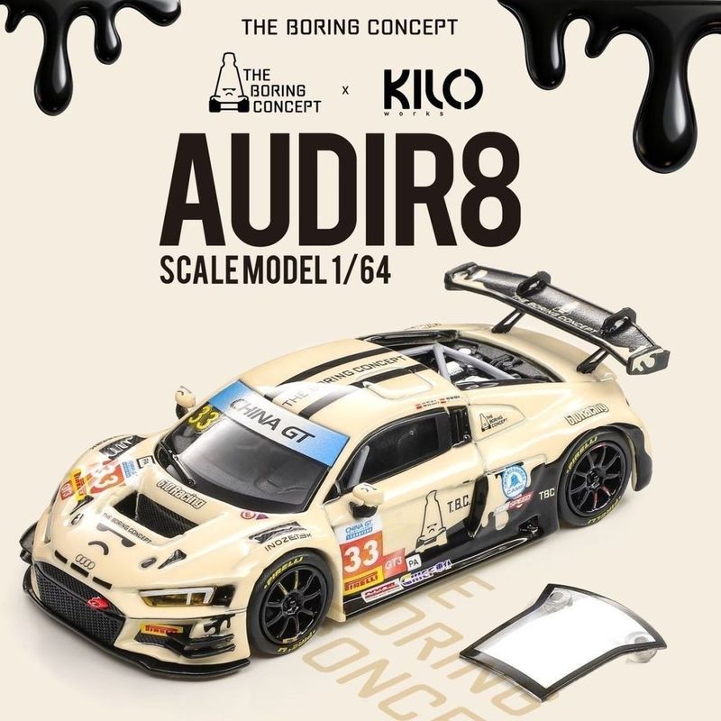 Die Cast Car 1 64 - キロワークス 1/64 アウディ R8 GT3 EVO