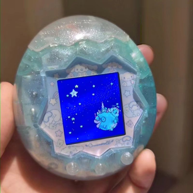 Bandai Model Tamagotchi - パラダイス交換用カバー カラーブロック レーザーグリッター 透明保護ケース タマゴッチパラダイス用