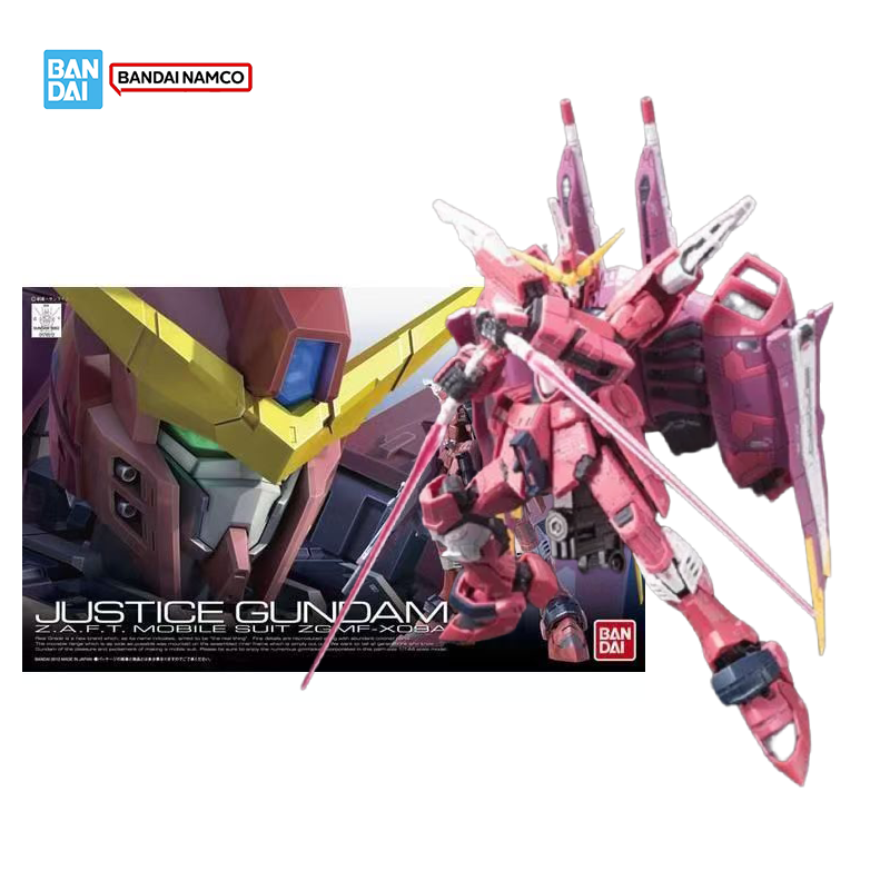 Bandai Model Gundam Rg - 100％正規品、在庫あり。バンダイ RG 09 1/144 ジャスティスガンダム ZGMF-X09A、組み立て式ギフト。