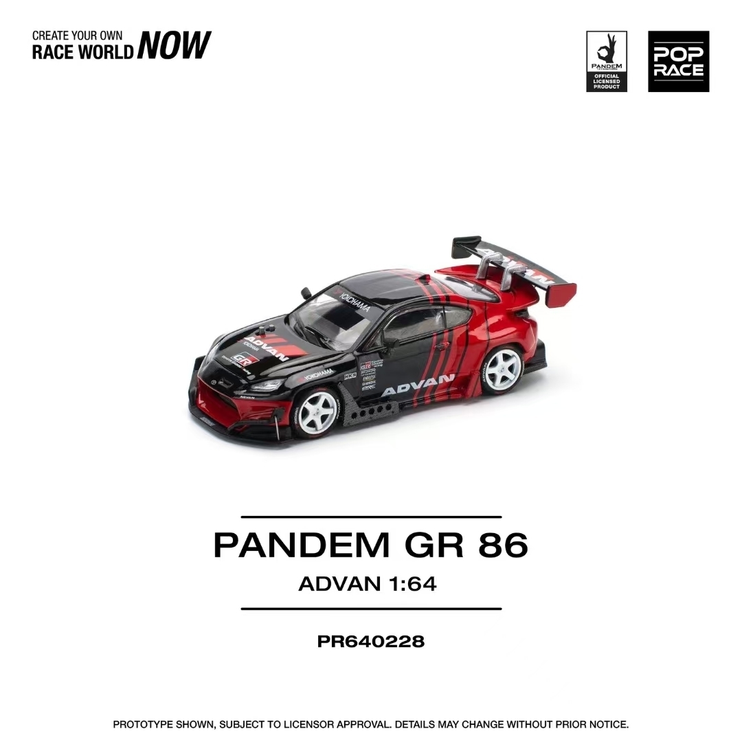 POPレース 1/64 パンデム GR86 ZN8 2022 - Die Cast Car 1 64 のレビューと価格