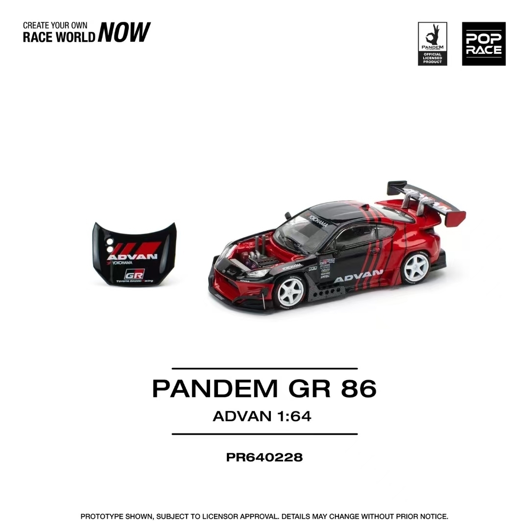 POPレース 1/64 パンデム GR86 ZN8 2022 - Die Cast Car 1 64 のレビューと価格