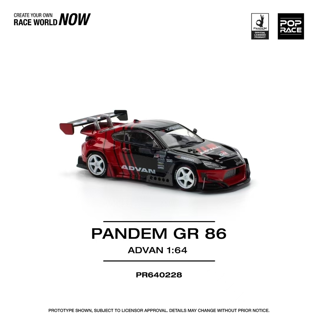 POPレース 1/64 パンデム GR86 ZN8 2022 - Die Cast Car 1 64 のレビューと価格