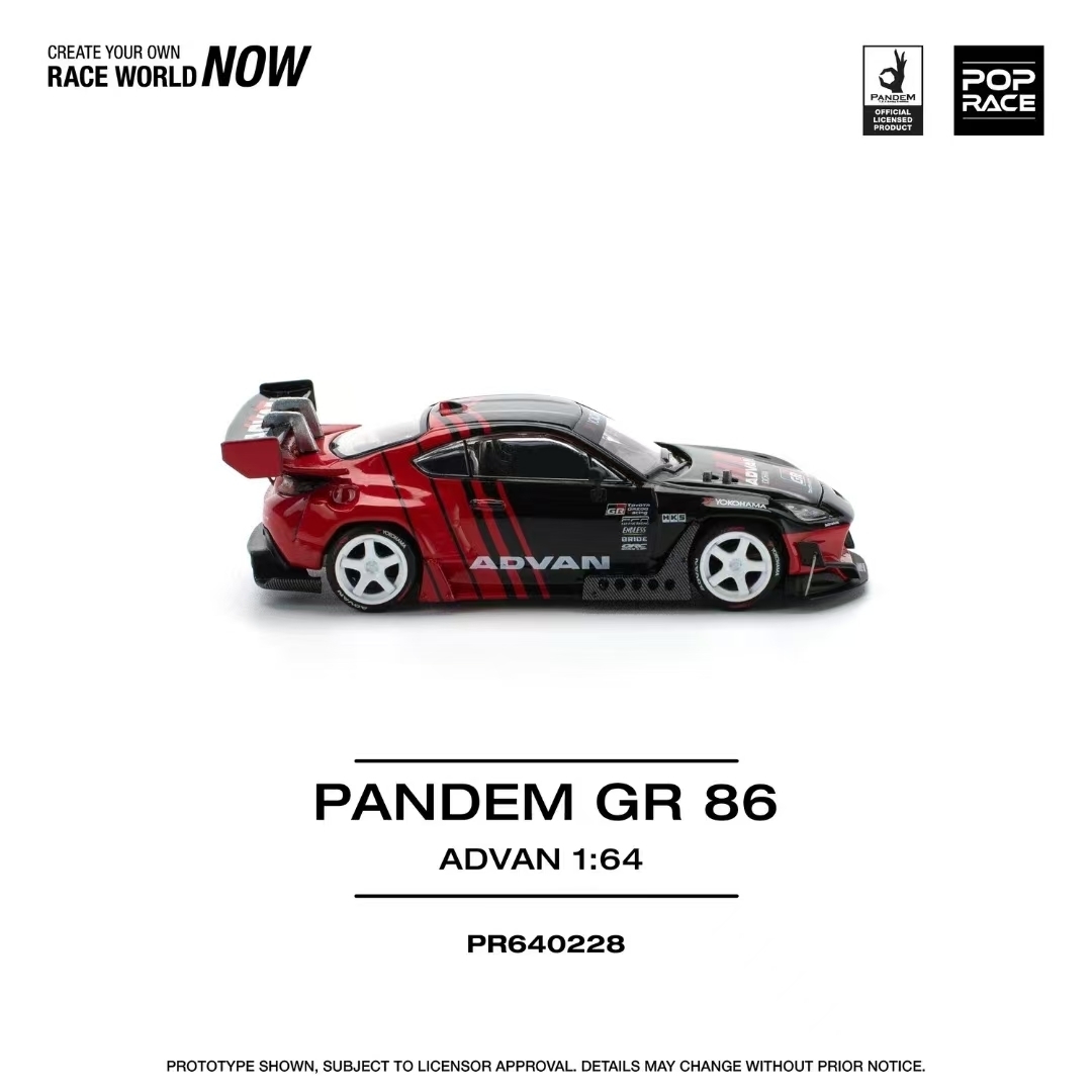 POPレース 1/64 パンデム GR86 ZN8 2022 - Die Cast Car 1 64 のレビューと価格