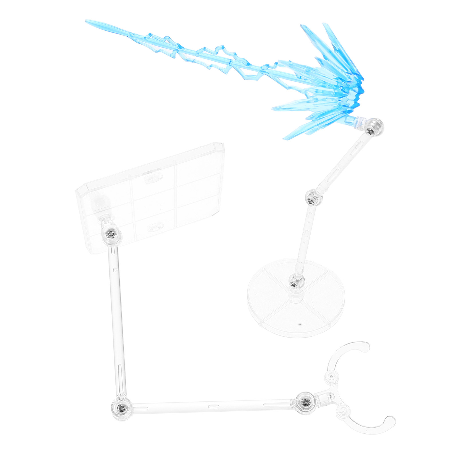 1セットの透明で調整可能なアクションフィギュアスタンド。デス - Action Figure Stand のレビューと価格