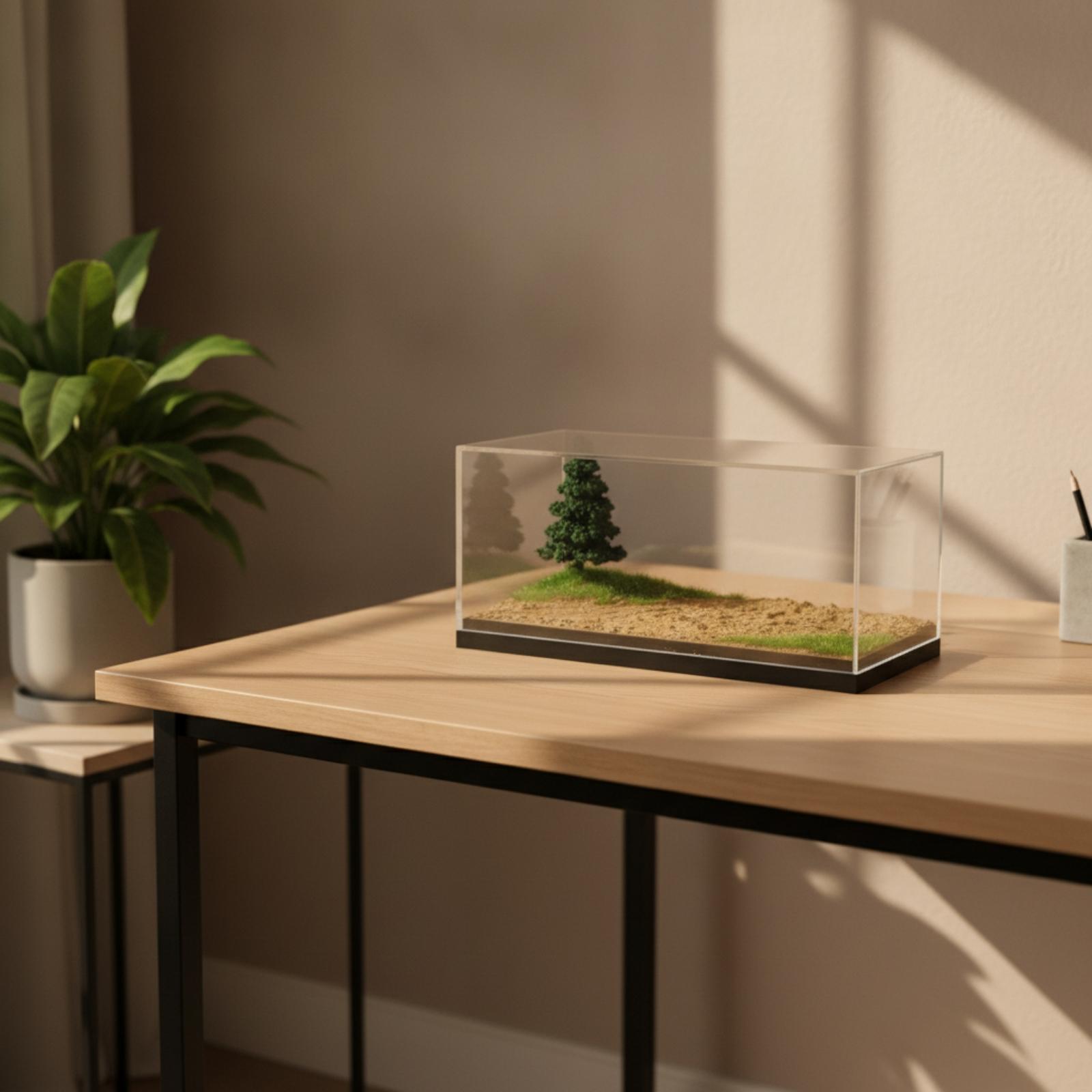 ミニチュアレーシングディスプレイボックス、ロードジオラマアク - Display Case Acrylic のレビューと価格