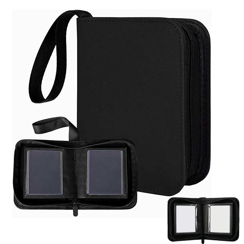カードバインダー ポータブル 40スロット 防水PUレザー  - Trading Card Binder のレビューと価格