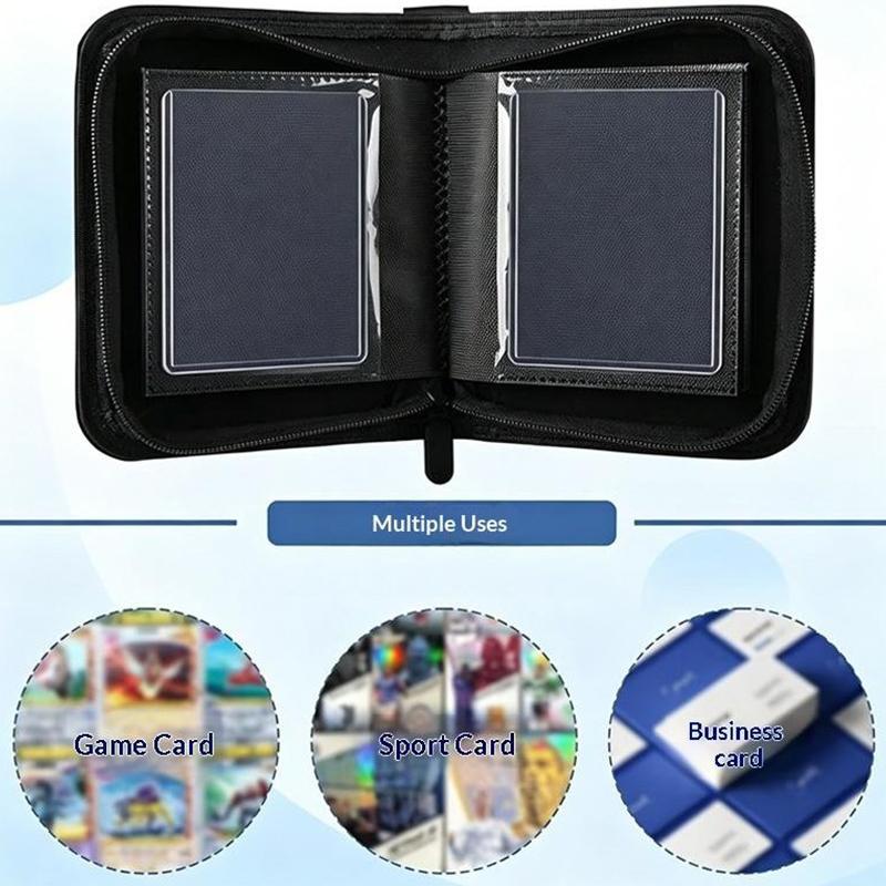 カードバインダー ポータブル 40スロット 防水PUレザー  - Trading Card Binder のレビューと価格
