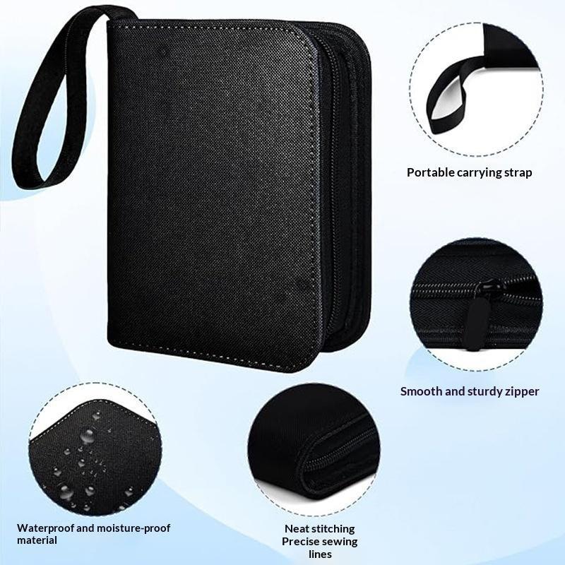 カードバインダー ポータブル 40スロット 防水PUレザー  - Trading Card Binder のレビューと価格