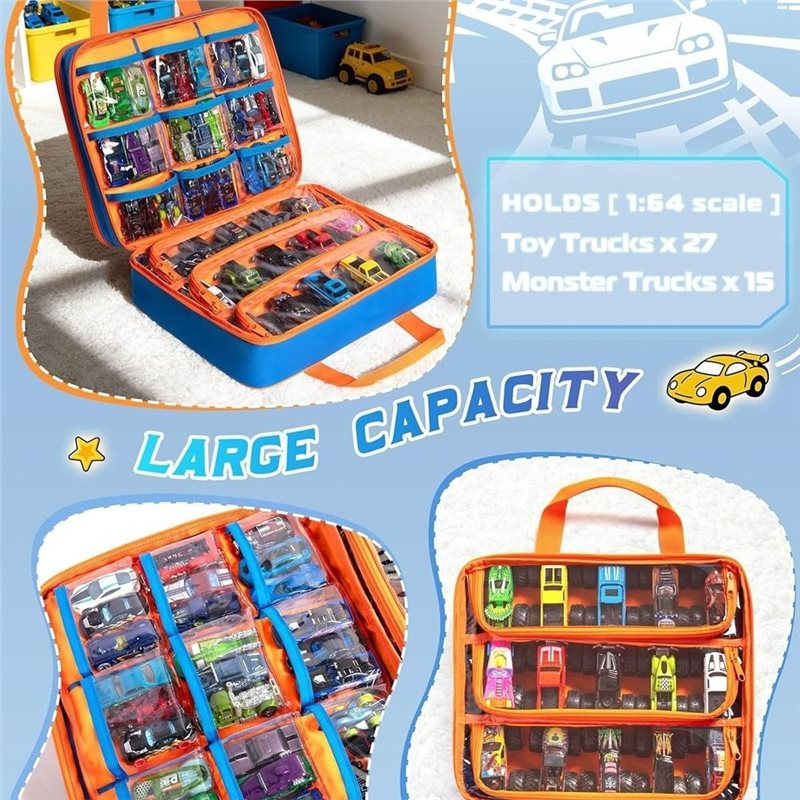 MACH-トラック収納ケース、ホットウィールとモンスタートラ - Hot Wheels Car Monster Trucks のレビューと価格