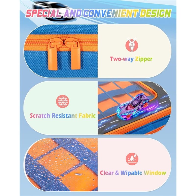 MACH-トラック収納ケース、ホットウィールとモンスタートラ - Hot Wheels Car Monster Trucks のレビューと価格