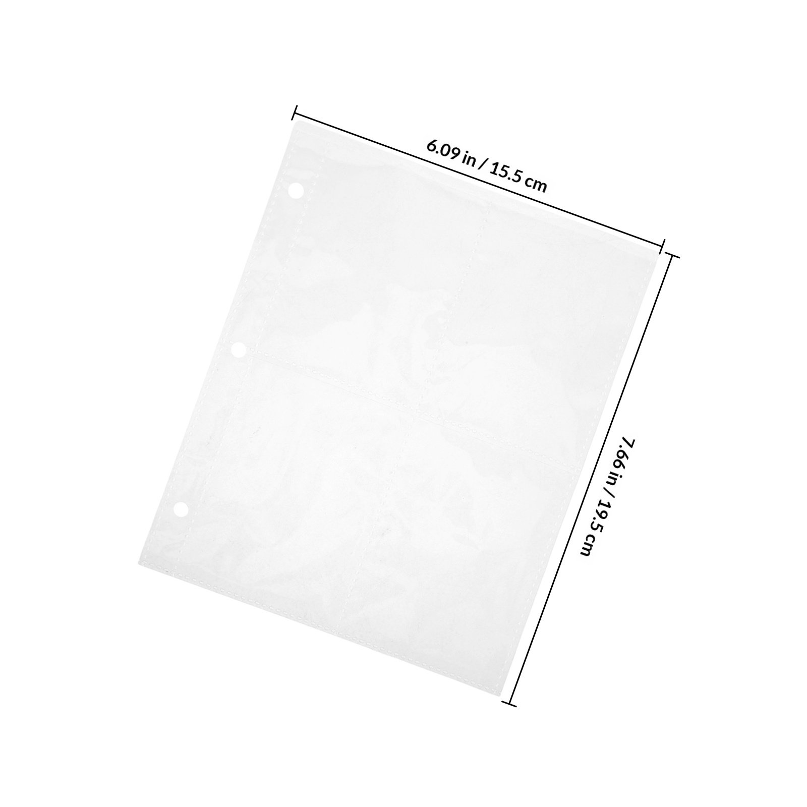 10枚入り、カードバインダー用リフィルページ、透明プラスチッ - Trading Card Binder のレビューと価格