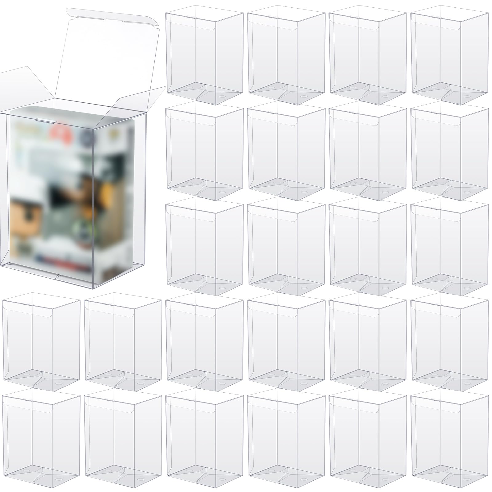 4インチのファンコポップビニールフィギュアに対応したクリアデ - Funko Pop Protector のレビューと価格