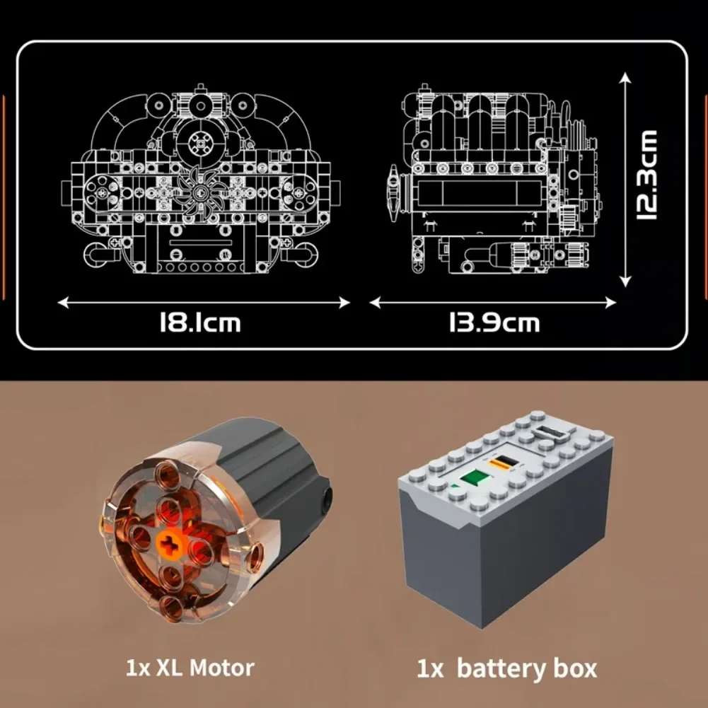 モールドキング-子供向けの電動ボクサーエンジンモデル,ビルデ - Lego Set Technic のレビューと価格