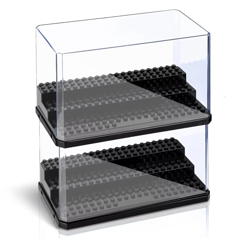 アクリル製ミニフィギュア用ディスプレイケース。積み重ね可能で - Display Case Acrylic のレビューと価格