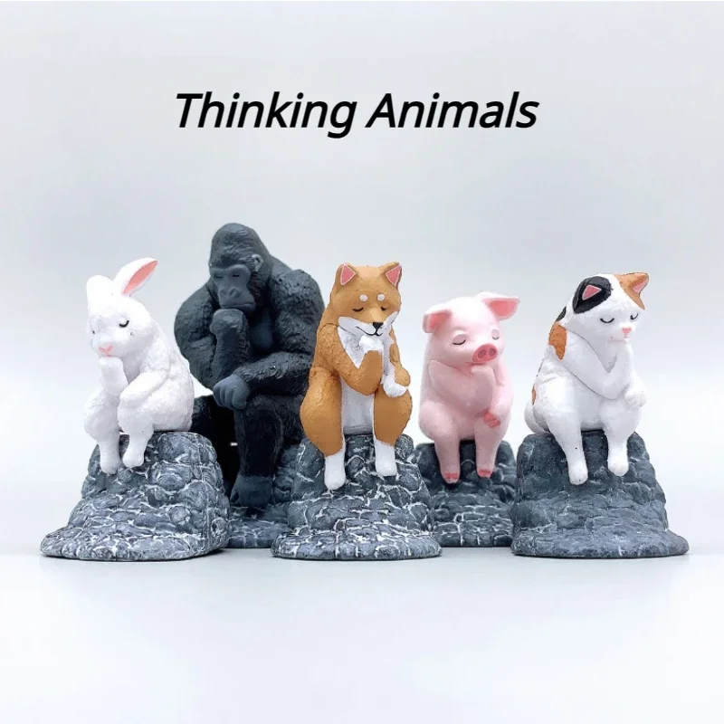 ガチャカプセル玩具 クリエイティブアニマルモデル 思考家テー - Capsule Toy Gashapon のレビューと価格